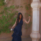 Manila Dress in Navy Blue