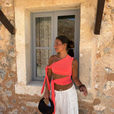 Gaia Top in Coral