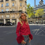 Amour Jacket in Red