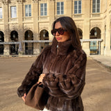 Royal Brown Fur Jacket