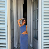 Nera Dress in Blue