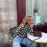 Soléne Sweater in Polka Dot
