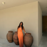 Degrade Orange Dress