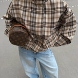 Capucine Plaid Bomber