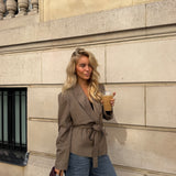 Ella Plaid Blazer