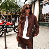 Dark Chocolate Suede Jacket