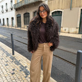 Corduroy Pants in Beige