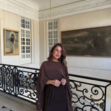 Amélie Cape in Brown
