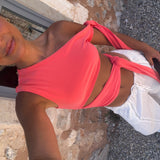 Gaia Top in Coral