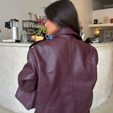 Barcelona Jacket in Burgundy