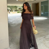 Toledo Dress in Brown