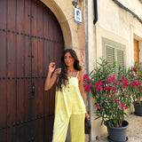 Satin Set in Yellow