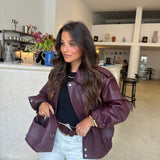 Barcelona Jacket in Burgundy