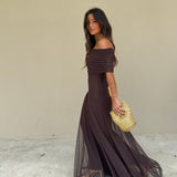 Toledo Dress in Brown