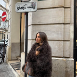 Reversible Curly Fur Jacket