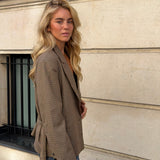 Ella Plaid Blazer