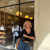 Bonjour Blouse in Black