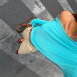 Soléne Sweater in Turquoise