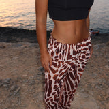 Giraffe Print Pants