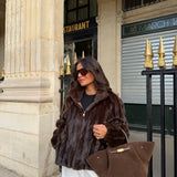 Royal Brown Fur Jacket