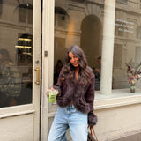 Aurore Fur Cardigan