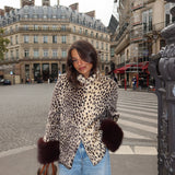 Margot Jacket in Cheetah - Shipping/Envio from 03/11 to 10/11