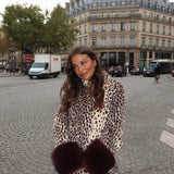 Margot Jacket in Cheetah - Shipping/Envio from 03/11 to 10/11