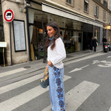 Loulou Embroidered Jeans - Shipping/Envio from 07/12 to 11/12