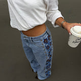 Loulou Embroidered Jeans - Shipping/Envio from 07/12 to 11/12