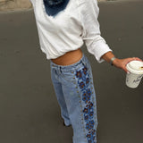 Loulou Embroidered Jeans - Shipping/Envio from 07/12 to 11/12