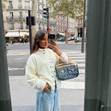 Mirage Cardigan in White