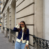 Belle Cardigan in Navy Blue