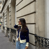 Belle Cardigan in Navy Blue