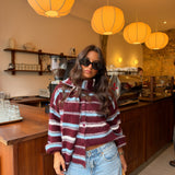 Tuileries Cardigan in Burgundy