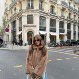 Copenhagen Coat in Taupe