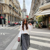 Minuit Fringe Jeans in Black - Shipping/Envio from 02/11 to 09/11