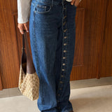 Button Jeans