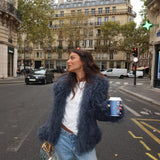 Nicole Coat in Blue - Shipping/Envio from 18/11 to 25/11