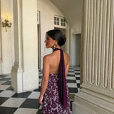 Sóller Dress in Burgundy