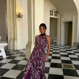 Sóller Dress in Burgundy