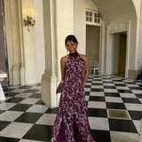 Sóller Dress in Burgundy