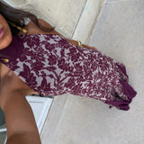 Sóller Dress in Burgundy