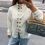 Mirage Cardigan in White