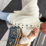 Mirage Cardigan in White