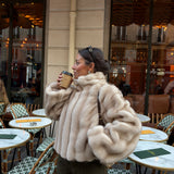 Coucou Fur Jacket in White - Shipping/Envio from 10/11 to 17/11