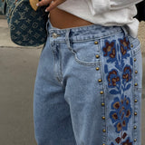 Loulou Embroidered Jeans - Shipping/Envio from 07/12 to 11/12