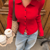 Romy Polo in Red