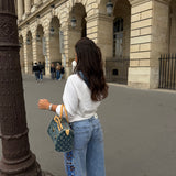 Loulou Embroidered Jeans - Shipping/Envio from 07/12 to 11/12