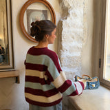 Suzie Sweater in Burgundy