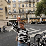 Zebra Knit Sweater